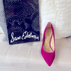 Sam Edelman Pink Seude High Heels 👠 3 1/2